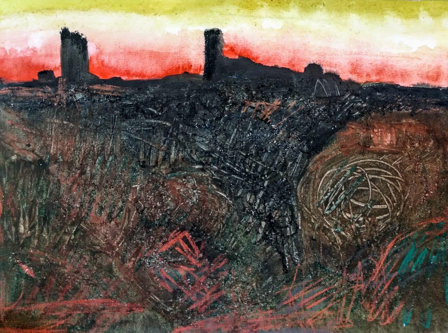 Talpiot at night